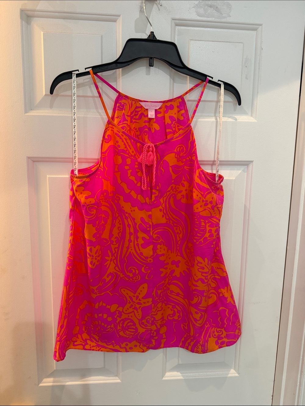 Lilly Pulitzer Hot Pink & Orange Printed Spaghetti-Strap Camisole
